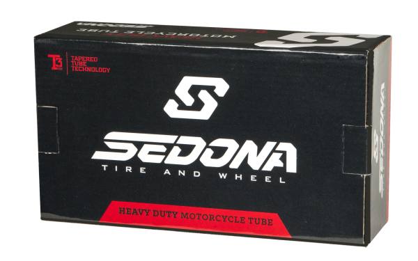 Heavy Duty Tube, SEDONA Heavy Duty Tube 110/120/90 19 TR-4 Valve Stem &#8211; Durable Taper Tube Technology for Improved Performance &#8211; High Grade Synthetic and Natural Rubber Blend &#8211; Inner Tubes, Knobtown Cycle