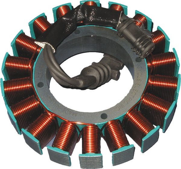 Stator, Cycle Electric Stator Softail 08 17 | Insulation up to 600°F | Improved Plugs | Lower Operating Temperature | Harley Davidson Fitment | Long Service Life, Knobtown Cycle