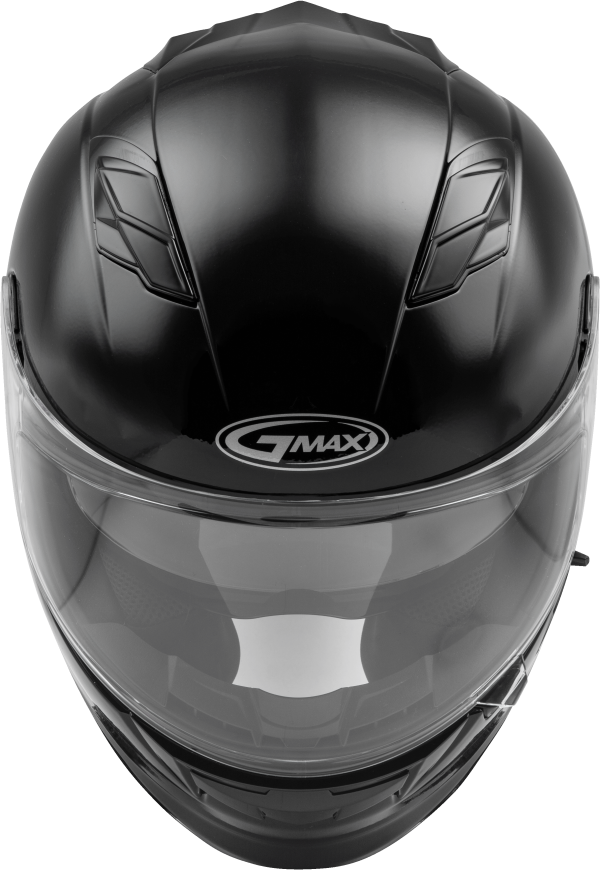 Helmet, GMAX FF-98 Full Face Helmet Black LG | ECE/DOT Approved, LED Rear Light, Quick Release Shield | Lightweight Poly Alloy Shell | SpaSoft Interior | UV400 Shield | Breath Deflector | Intercom Compatible | Helmet &#8211; Full Face, Knobtown Cycle