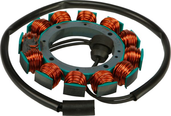 Stator XL 91 06, Cycle Electric Stator XL 91 06 for Harley Davidson XL1200C Sportster 1200 Custom, XL883 Sportster 883, XLH1200 Sportster 1200 &#8211; Insulation up to 600°F, Improved Low Speed Output &#8211; 123.89, Knobtown Cycle