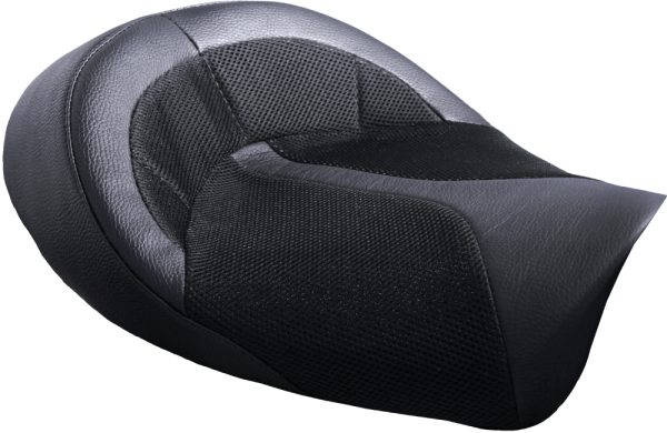 Big Ist, Danny Gray BigIST Solo Air 2 Seat for 2006-2010 Harley Davidson FXD Dyna Super Glide &#8211; IST Seating Technology &#8211; Stress Relief Design &#8211; Made in USA &#8211; DRY FLOATATION® Air Cell Technology &#8211; Wide Saddle with Back Support &#8211; Adjustable Firmness &#8211; 13.5&#8243; W x 19&#8243; L &#8211; Rider Height 4, Knobtown Cycle