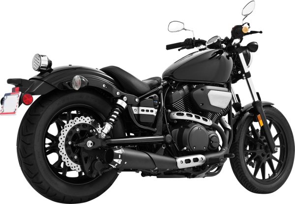 Outlaw Slip Black/Black Tip, Outlaw Slip Black/Black Tip Yamaha Bolt | Hot Rod Sound | Made in USA | Fits 2014-2017 Yamaha XVS95C Bolt | Short Description: FREEDOM | $699.99 $639.99 | Not Legal in CA, Knobtown Cycle