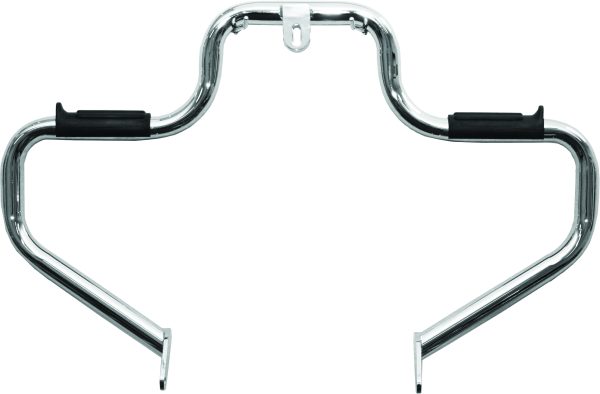 Engine Guards, LINDBY Engine Guard HD Multibar FLD 11 Up Chrome &#8211; Triple Chrome Plated 1 1/4&#8243; Engine Guard with Rubber Footrests for Harley Davidson FLD Dyna Switchback 2012-2016 &#8211; Easy to Install &#8211; Engine Guards, Knobtown Cycle