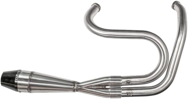 2in1 Sporty Shorty Brushed Ss, Sawicki 2in1 Sporty Shorty Brushed Stainless Steel Exhaust for Harley Davidson XL Models | Performance Headers with Merge Collector | Made in USA | Fits 2004-2021 | 2-1 Exhaust, Knobtown Cycle