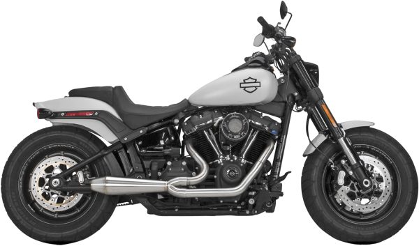 Comp S, Two Brothers Racing Comp S 2in1 Exhaust Softail Gen 2 Brushed | TBR 879.98 | Fits 2018-2019 Harley Davidson Softail Models | Stainless Steel Construction | Race-Inspired Design | Stepped Headers | Not Legal in California, Knobtown Cycle