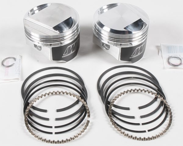 V Twin Piston Kit, WISECO V Twin Piston Kit 1340 Evo Big Twin 10:1 Comp for Harley Davidson FLH Electra Glide, FLST Softail, FXR Super Glide, and More &#8211; High Strength Aluminum Pistons &#8211; Forged with CNC Finish &#8211; Increase Cylinder Life &#8211; Piston Kits for Various Harley Models, Knobtown Cycle