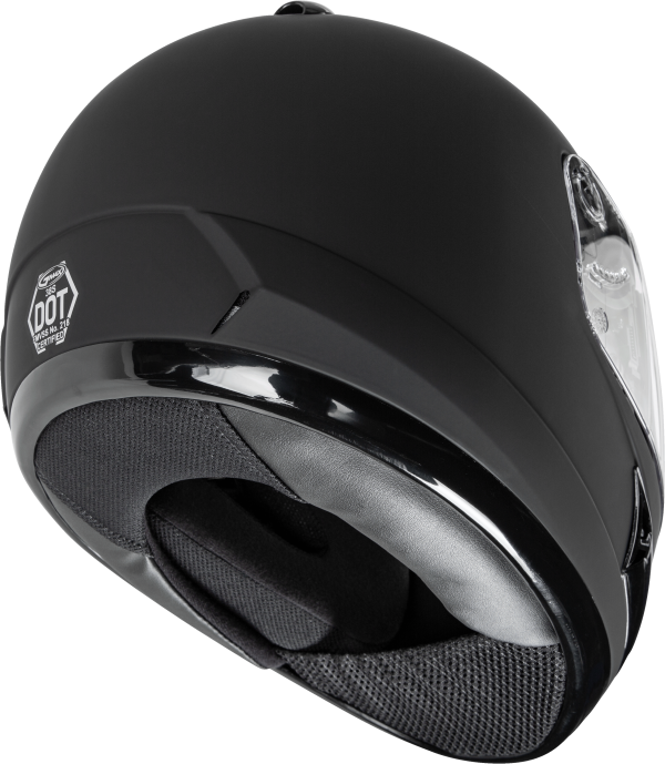 Gm 38 Full Face Matte Black Md, GMAX GM-38 Full Face Matte Black MD Helmet | DOT Approved with Quick Change Shield and Anti-Fog System | Best Value in GMAX Line | Intercom Compatible | 191361038525, Knobtown Cycle