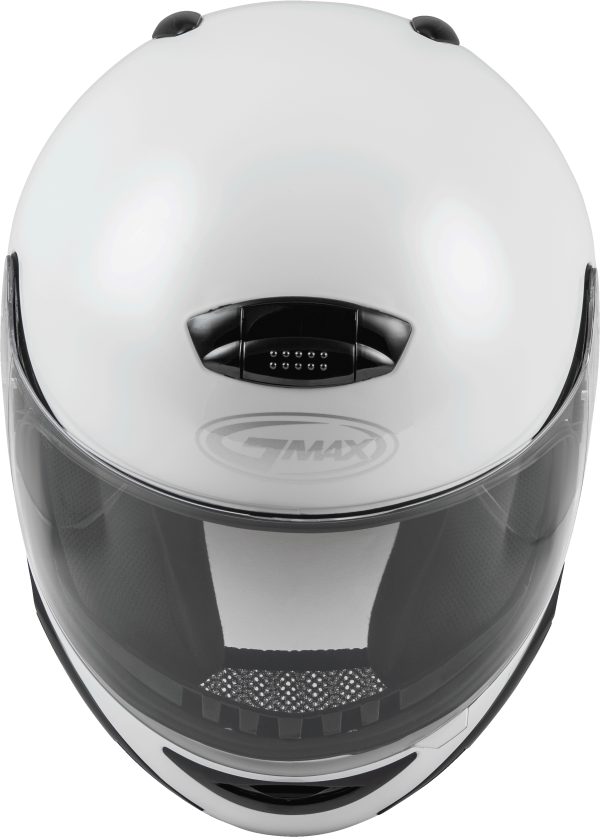 Gm 38 Full Face White Md, GMAX GM-38 Full Face White MD Helmet | DOT Approved with Quick Change Shield and Anti-Fog System | Best Value in GMAX Line | Intercom Compatible | 191361038365, Knobtown Cycle
