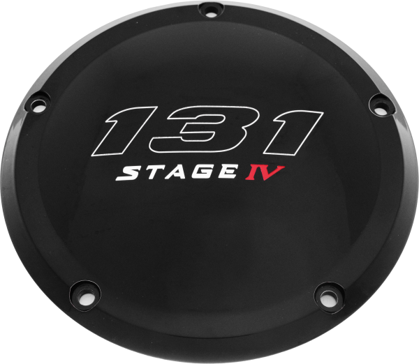 7 M8 Flt, 7 M8 Flt/Flh Derby Cover 131 Stage Iv Black | Custom Engraving | 175.38 | CNC Machined | PPG Automotive Paint | 6061 Billet Aluminum | Made in USA | Harley Davidson Fitment | Engine Component, Knobtown Cycle