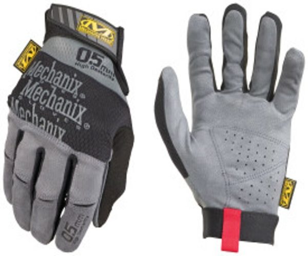 Specialty Gloves, MECHANIX Specialty 0.5mm Gloves Grey/Black 2x &#8211; Secure Fit, Comfortable, High-Dexterity, Machine Washable &#8211; Ideal for Precision Work &#8211; 781513627853, Knobtown Cycle