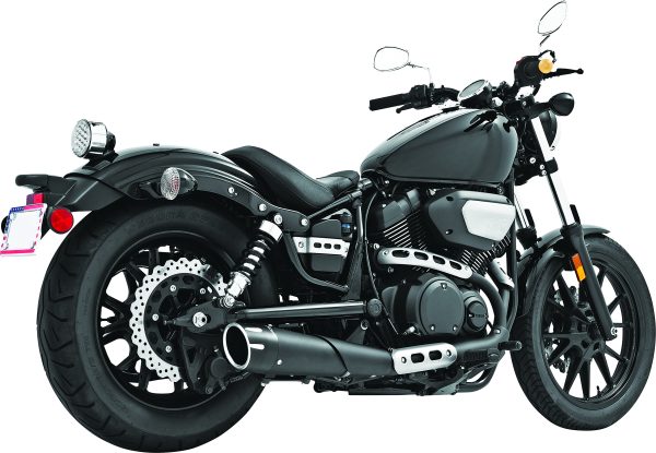 Combat, Combat 4.5&#8243; Slip Black Bolt for 2014-2020 Yamaha XVS95C Bolt R Spec &#8211; Increase Performance, Hot Rod Sound, Made in U.S.A &#8211; Not Legal in California &#8211; Check Local Laws &#8211; $699.99 $639.99 &#8211; Slip On Exhaust, Knobtown Cycle