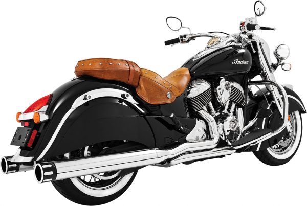 Eagle Slip Ons, Eagle Slip Ons 4&#8243; Chrome W/Black Tip Indian | FREEDOM Performance | Fits 2014-2018 Indian Chieftain &#038; Roadmaster | Increased Power &#038; Crisp Throttle Response | Made in U.S.A. | Not Legal in CA | $685.49, Knobtown Cycle