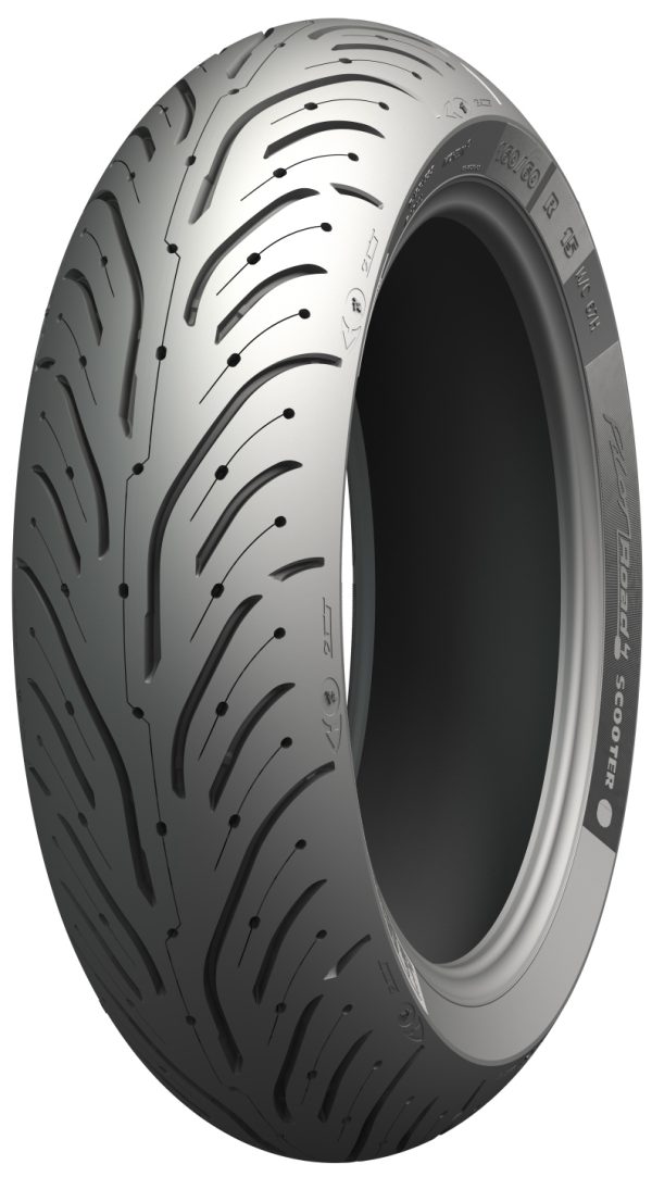 Tire Pilot Road 4 Scooter Rear 160/60r14 65h Radial Tl, MICHELIN Tire Pilot Road 4 Scooter Rear 160/60r14 65h Radial Tl &#8211; Best Sport Touring Motorcycle Tire for Maxi-Scooters &#8211; High Speed Stability, Wet Braking Performance, Exceptional Grip &#8211; Motorcycle Tire, Knobtown Cycle