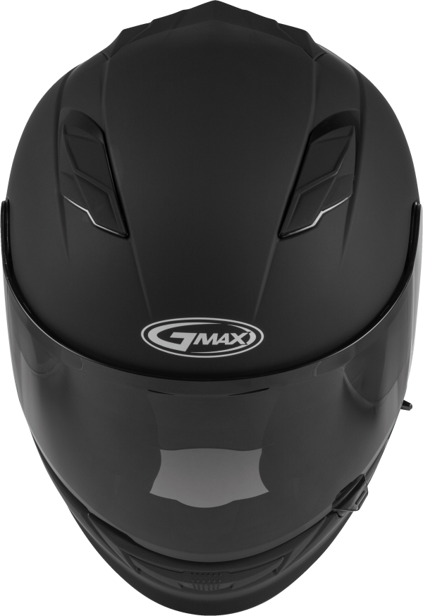 Helmet, GMAX FF-98 Full Face Helmet Matte Black LG | ECE/DOT Approved, LED Rear Light, Quick Release Shield | Lightweight Poly Alloy Shell | SpaSoft Interior | UV400 Shield | Breath Deflector | Intercom Compatible, Knobtown Cycle