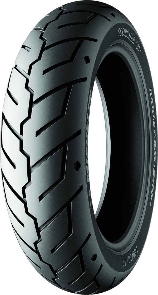 Tire Scorcher 31 Rear 180/70b16 77h Belted Bias Tl, MICHELIN Tire Scorcher 31 Rear 180/70b16 77h Belted Bias Tl for Harley-Davidson Dyna, Sportster, and Touring Models &#8211; Long Mileage, Exceptional Comfort, Cruise with Confidence &#8211; Motorcycle Tire, Knobtown Cycle