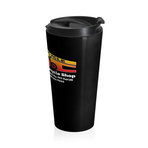 Stainless Steel, 15oz Stainless Steel Travel Mug | Vacuum Insulated | Sublimation Printing | Ideal for Coffee &#038; Tea | Knobtown Cycle Branded Swag, Knobtown Cycle