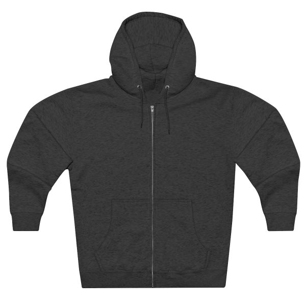 Unisex, Unisex Charcoal Heather Zip Hoodie | S-2XL | Warm &#038; Comfy | Less Than 5% Shrinkage | 80% Cotton, 20% Polyester | Regular Fit | Tear-Away Label | Knobtown Cycle Branded Swag, Knobtown Cycle