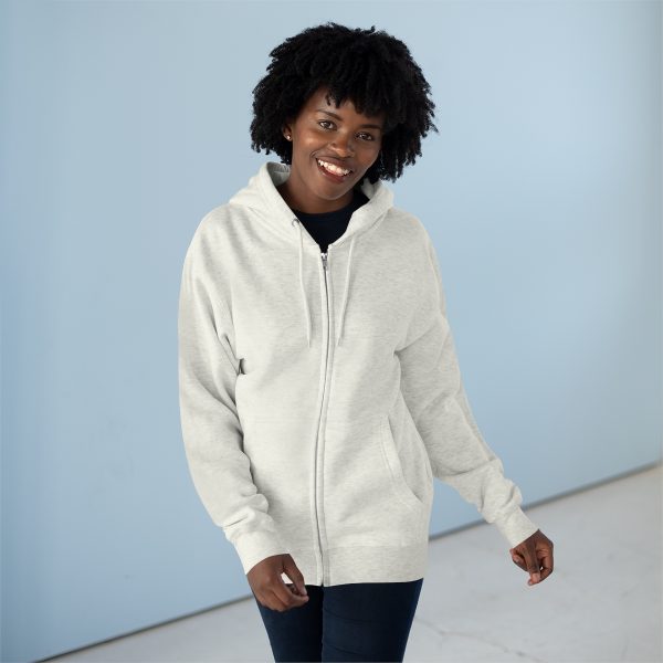 Unisex, Unisex Zip Hoodie – Oatmeal Heather | S-2XL | Warm, Comfy, Soft | 80%% Cotton, 20%% Polyester | Regular Fit | Tear-Away Label | Hoodies, Knobtown Cycle Branded Swag, Knobtown Cycle