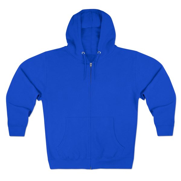 Unisex, Unisex Royal Blue Zip Hoodie &#8211; Comfy &#038; Stylish Hooded Sweatshirt for Men &#038; Women &#8211; Available in S, M, L, XL, 2XL &#8211; 80%% Cotton, 20%% Polyester &#8211; Tear-Away Label &#8211; Knobtown Cycle Branded Swag, Knobtown Cycle
