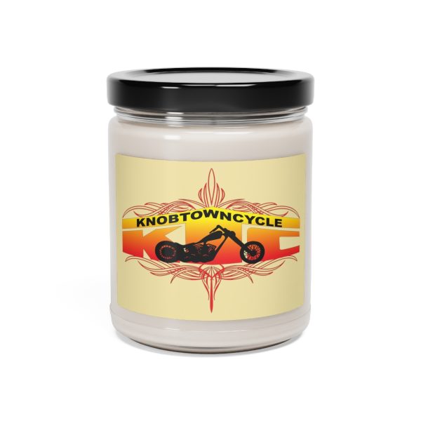 Cinnamon Vanilla Scented Soy Candle, Cinnamon Vanilla Scented Soy Candle 9oz &#8211; Immersive Aromas, 100%% Natural Soy Wax Blend, 100%% Cotton Wick, Glass Jar &#8211; Knobtown Cycle Branded Swag, Knobtown Cycle