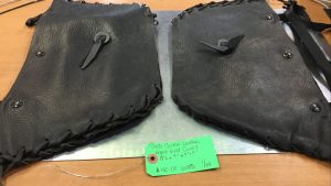 Custom Leather Engine Guard Covers
