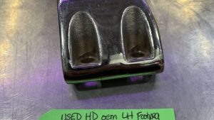 Harley Davidson oem LH Footpeg Support Bracket Chrome #50639-90