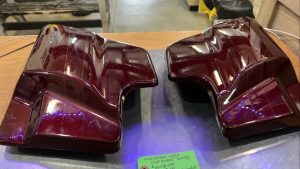 Harley Davidson oem LH/RH Side Covers Touring #66048-09A/66250-09