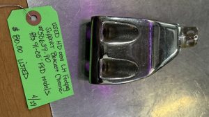 Harley Davidson oem LH Footpeg Support Bracket Chrome #50639-90