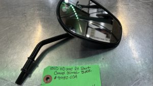 Harley Davidson oem RH Short Convex Mirror Black #91982-03A