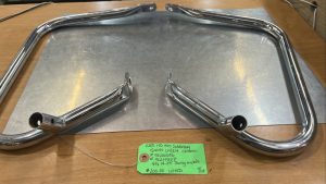 Harley Davidson oem Saddlebag Guards LH/RH Chrome #90200506/90200507