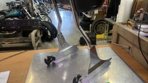Harley Davidson Chrome Detachable Sissybar & Pad #53815-00B