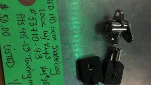 Harley Davidson oem Saddlebag Lock W/keys #53710-93
