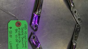 Harley Davidson oem Chrome Rear Docking Brackets #53804-06