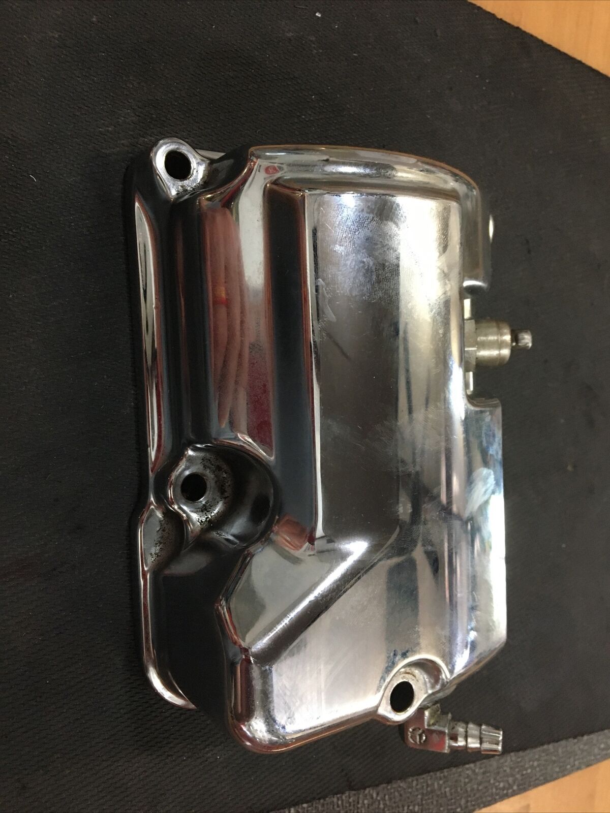 Roadmax transmission chrome top cover for Harley Davidson