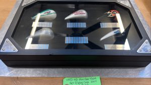 Harley Davidson Mini Gas Tank Set Display Case 2004 Blue Springs, Mo