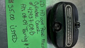 Harley Davidson oem Rear Master Cylinder Cover #42937-08B