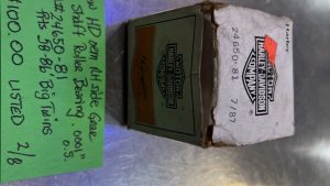 Harley Davidson oem RH Side Gear Shaft Roller Bearing .0001” O.S. #24650-81